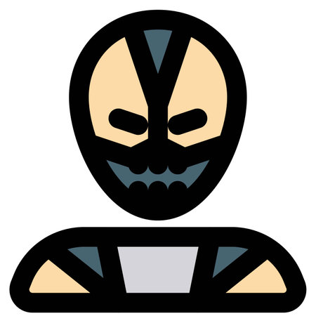Bane genius villain of DC comics.のイラスト素材