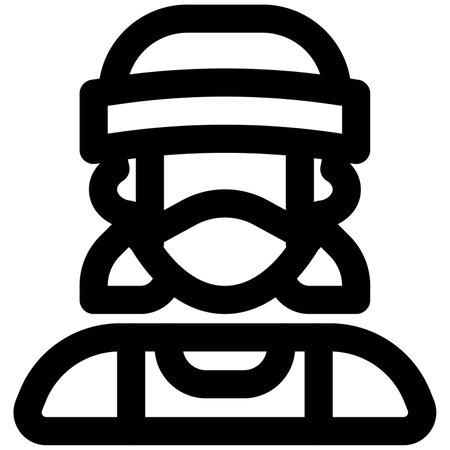 Female boxer having mask and headgear on.のイラスト素材