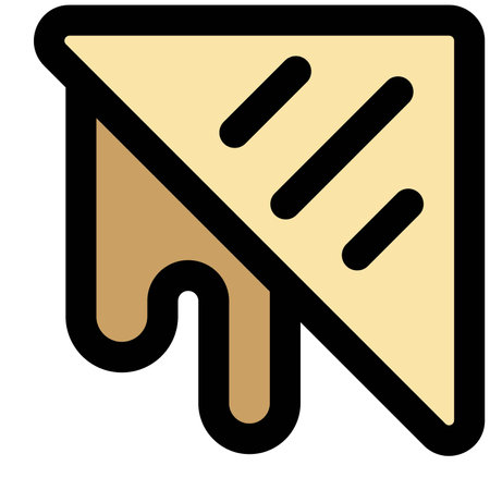 Yummy Grilled sandwich with melted cheese.のイラスト素材