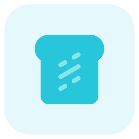 Toasted bread taken as breakfast with tea.のイラスト素材