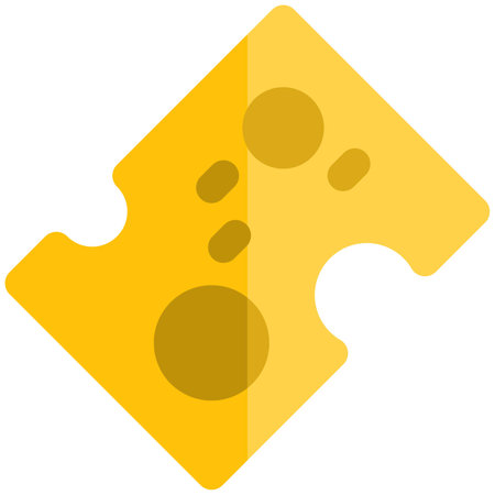 Sliced cheese used to add flavorsのイラスト素材