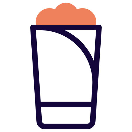 Burrito filled with vegetables and cheeseのイラスト素材