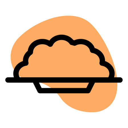 Tasty fried rice light icon setのイラスト素材