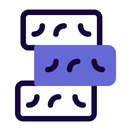 Tempe bars outline icon setのイラスト素材