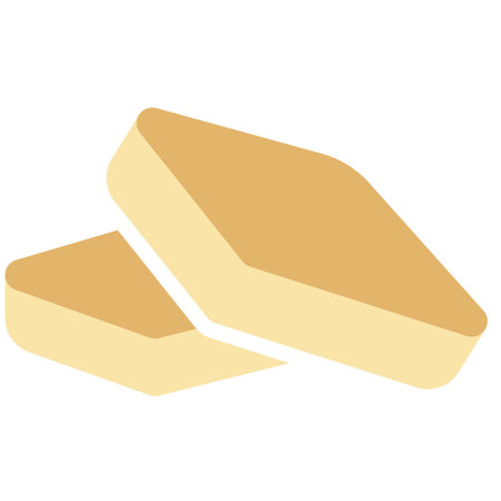 Turnip cakes line vector iconのイラスト素材