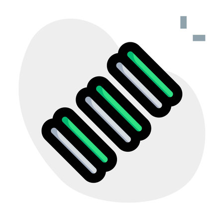 Youtiao chinese cruller regular vector iconのイラスト素材