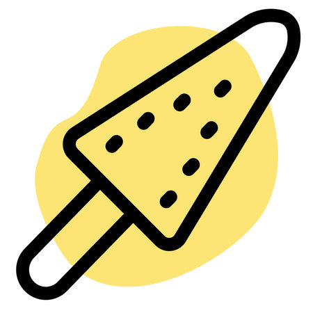 Kulfi, frozen snack served as dessert.のイラスト素材
