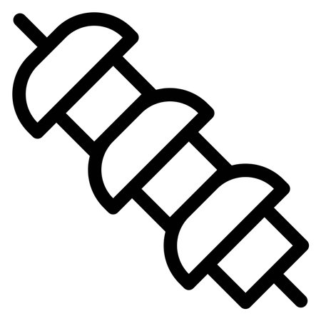 Spiedini di anguilla grilled for mealのイラスト素材