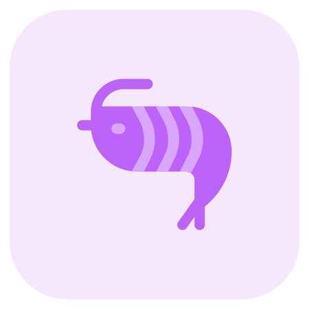 Raw shrimp kept for preparing mealのイラスト素材