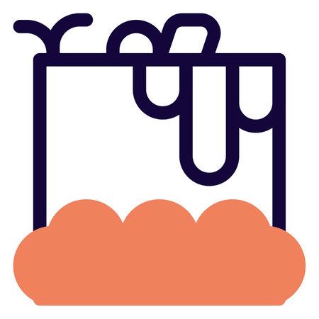 Bunny chow, bread filled with meat curry.のイラスト素材