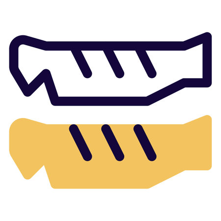 Pair of crispy spicy branzino fish.のイラスト素材