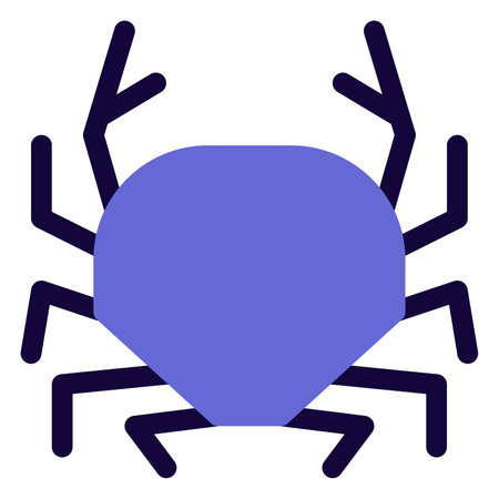 Delicious fried crab claw served.のイラスト素材