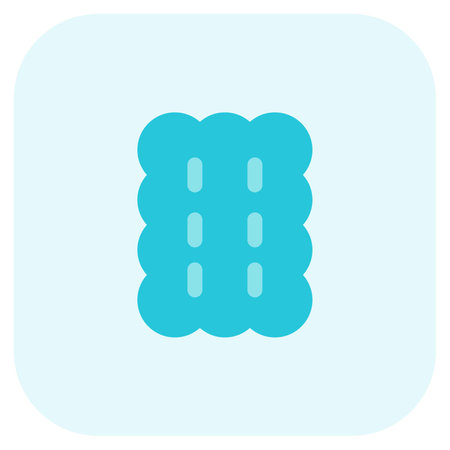 Smakager biscuit line vector illustrationのイラスト素材