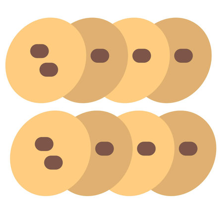 Poffertjes pancakes light vector illustrationのイラスト素材