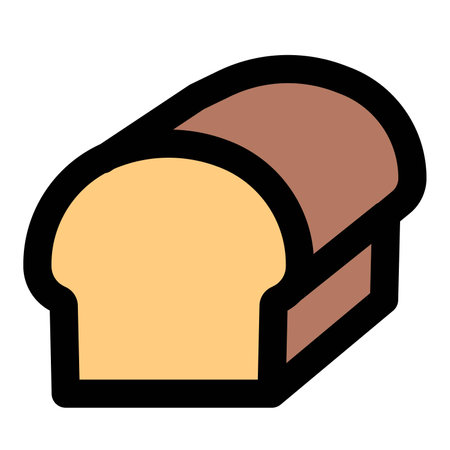 Whole pound cake outline vector illustrationのイラスト素材