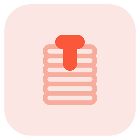 Poffertjes pancakes line vector illustrationのイラスト素材