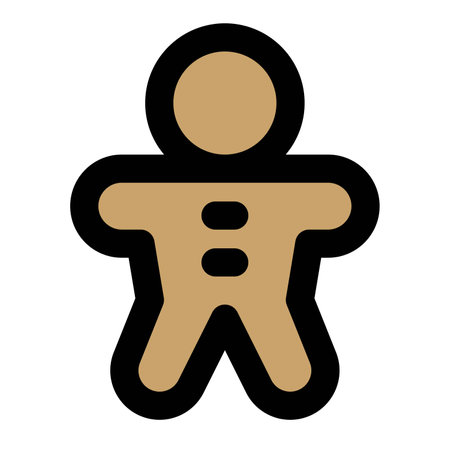 Lebkuchen dessert light icon setのイラスト素材