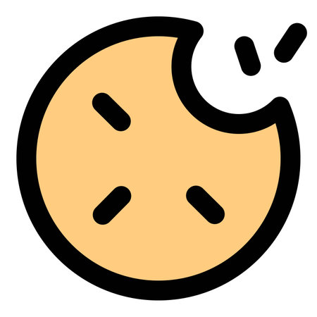 Sable cookie light vector illustrationのイラスト素材