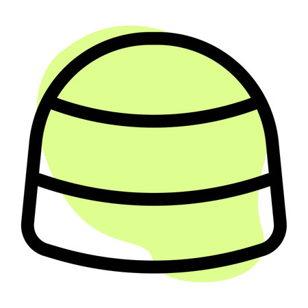 Yummy chocolate line icon vectorのイラスト素材