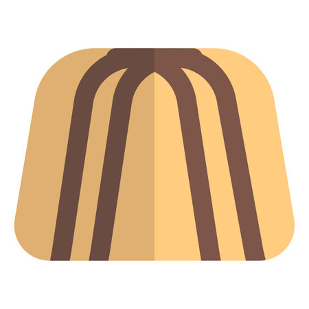 Sweet babka outline vector iconのイラスト素材