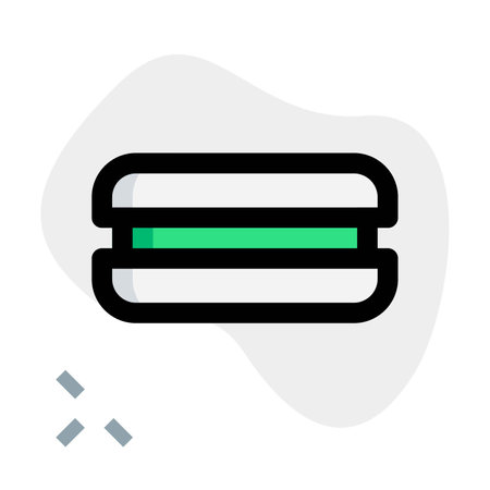Ice cream sandwich light icon setのイラスト素材