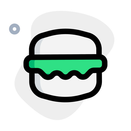 Macaron dessert light icon setのイラスト素材
