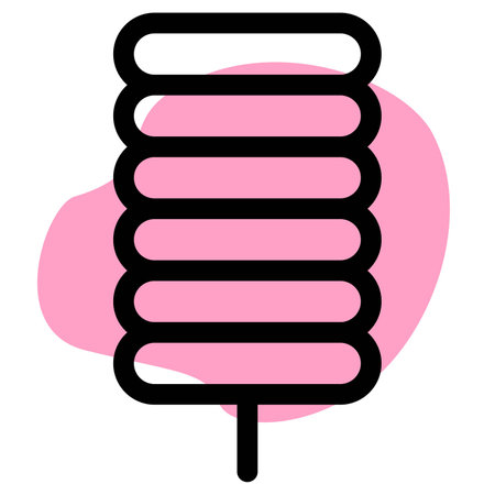 Yummy tteok light vector illustrationのイラスト素材