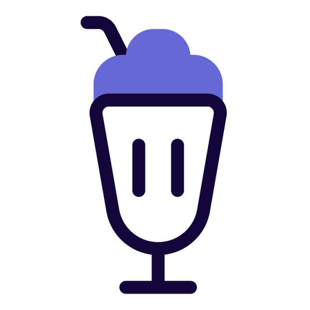 Yummy granita light vector iconのイラスト素材