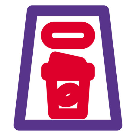 Handheld bag of refreshing beverage.のイラスト素材