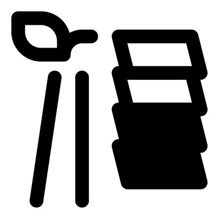 Tasty sashimi served with chopsticks.のイラスト素材