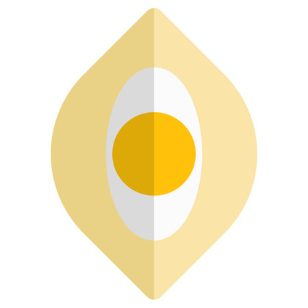 Mixture of cheese and egg, khachapuri.のイラスト素材