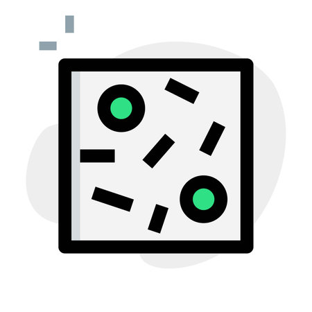 Closeup of classic pizza with toppings.のイラスト素材