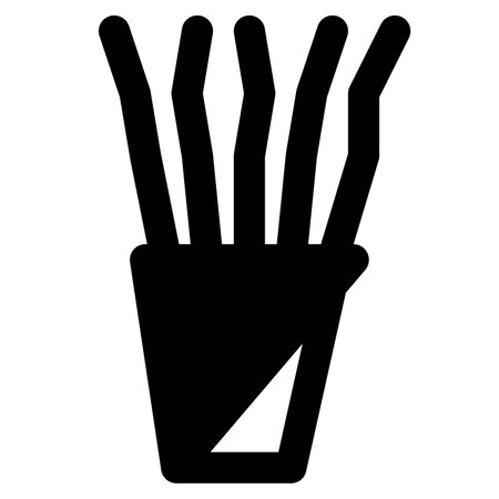 Delicious baked grissini torinesi dipping sticks.のイラスト素材