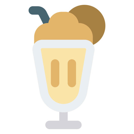 Granita, a semi frozen dessert rich in sugar.のイラスト素材