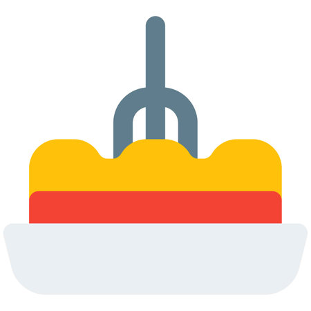 Nutritious non-vegetarian lasagna meat dish.のイラスト素材