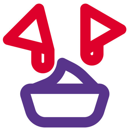 Nachos chips outline vector illustrationのイラスト素材