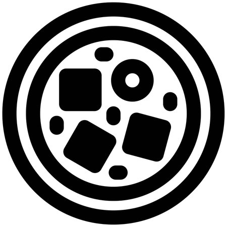 Stew dish outline vector illustrationのイラスト素材