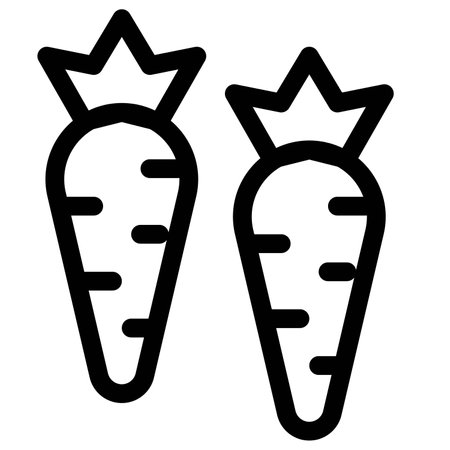 Carrot, a nutritious root vegetable.のイラスト素材