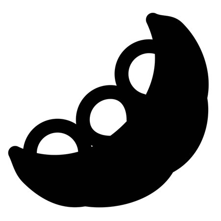 Healthy and tasty green peas in pod.のイラスト素材