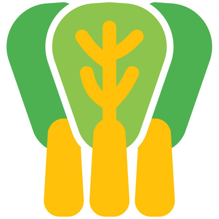 Leafy swiss chard kept for mealのイラスト素材