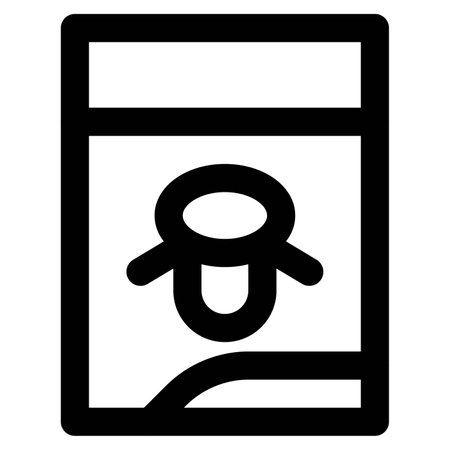 Disposable container for sheep milk powderのイラスト素材