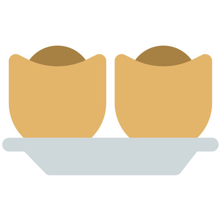 Spicy sour panipuri served on a tray.のイラスト素材