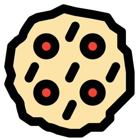 Fresh focaccia topped with olives and rosemary.のイラスト素材