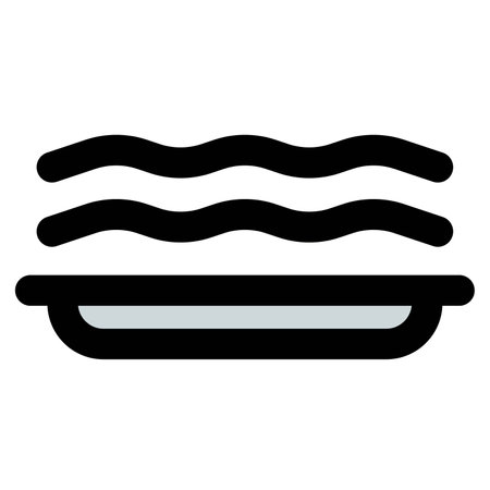 Tasty long strips of noodles served as seafood.のイラスト素材