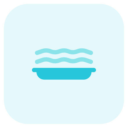 Tasty long strips of noodles served as seafood.のイラスト素材