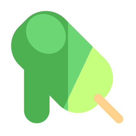 Refreshing yummy ice pop stickのイラスト素材
