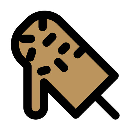 Choco chip bar served as snackのイラスト素材