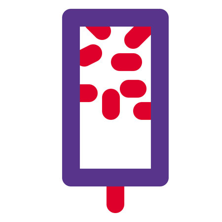 Garnished ice cream bar served as refreshmentのイラスト素材