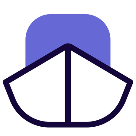 Powerboat propelled by electric motorsのイラスト素材