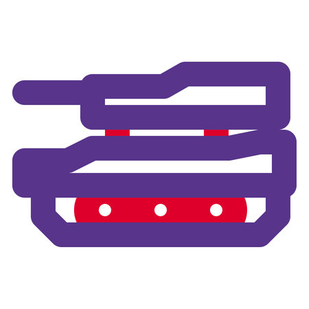 Fighter tank used as most powerful weapon.のイラスト素材